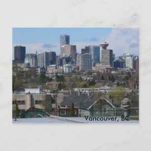 Blauer Himmel, Vancouver, BC Postkarte
