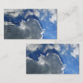 Blauer Himmel Visitenkarte (Vorne/Hinten)