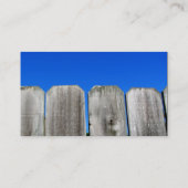 Blauer Himmel Visitenkarte (Rückseite)