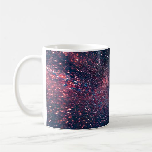 Blauer Himmel voller Sterne Kaffeetasse (Links)