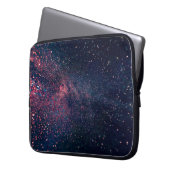 Blauer Himmel voller Sterne Laptopschutzhülle (Vorderseite Links)
