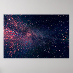 Blauer Himmel voller Sterne Poster