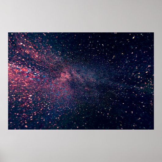 Blauer Himmel voller Sterne Poster (Vorne)