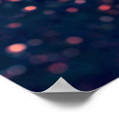 Blauer Himmel voller Sterne Poster (Ecke)