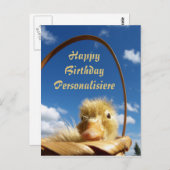 Blauer Himmel, Vorlage Postkarte (Vorne/Hinten)