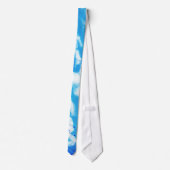 Blauer Himmel-Weiß-Wolken Krawatte (Rückseite)