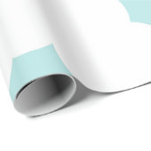 blauer Himmel, weiße Wolken, Schatten Geschenkpapier (Rolleneckpunkt)