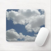 Blauer Himmel-weißer Wolken-Druck-Spaß Mousepad (Mit Mouse)