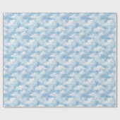 Blauer Himmel Wolken  Geschenkpapier (Flach)