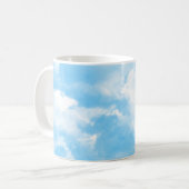 Blauer Himmel Wolken Kaffeetasse (Vorderseite Links)