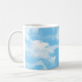 Blauer Himmel Wolken Kaffeetasse (Links)