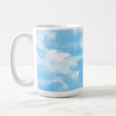 Blauer Himmel Wolken Kaffeetasse (Links)