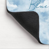 Blauer Himmel Wolken Mousepad (Ecke)