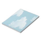 Blauer Himmel Wolken Notizblock (Rotiert)
