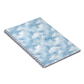 Blauer Himmel Wolken   Notizblock (Rechte Seite)