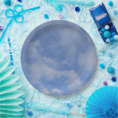 Blauer Himmel Wolken Pappteller (Party)
