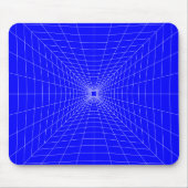 Blauer Himmelsgitter verzerrt Mousepad (Vorne)