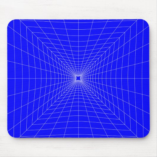 Blauer Himmelsgitter verzerrt Mousepad (Vorne)