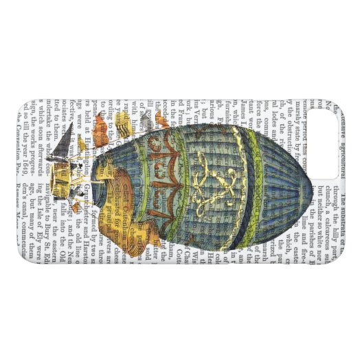 Blauer Himmelsluftballon Case-Mate iPhone Hülle (Rückseite (Horizontal))