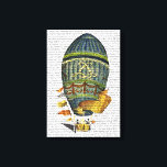 Blauer Himmelsluftballon Leinwanddruck<br><div class="desc">Transport & Reisen</div>