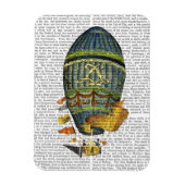 Blauer Himmelsluftballon Magnet (Vertikal)