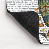 Blauer Himmelsluftballon Mousepad (Ecke)