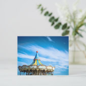 Blauer Himmelspass aus Barcelona Postkarte (Stehend Vorderseite)