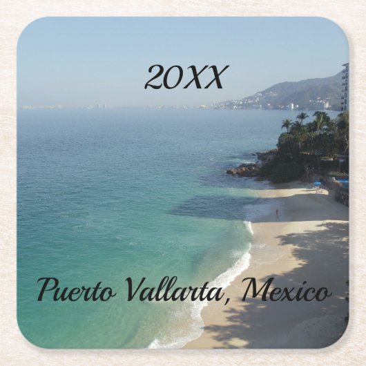 Blauer Himmelssandstrand und Meer Rechteckiger Pappuntersetzer (Vorderseite)