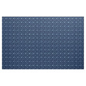 Blauer Himmelsstar auf dunkelblauem Hintergrund Stoff (Fat Quarter (45,7 x 55,9 cm))
