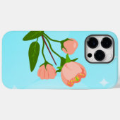 Blauer Himmelsverlauf mit blühendem Frühlingsarm Case-Mate iPhone Hülle (Rückseite (Horizontal))