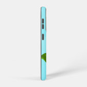 Blauer Himmelsverlauf mit blühendem Frühlingsarm Samsung Galaxy Hülle (Rechte Seite)