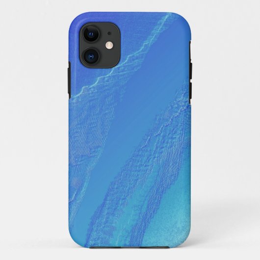 Blauer Hintergrund Case-Mate iPhone Hülle (Rückseite)