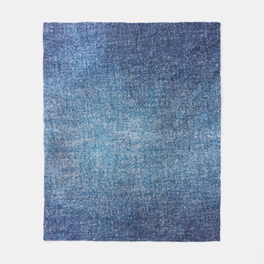 Blauer Hintergrund, Jeans Textur Hintergrund. T Fleecedecke (Vorderseite)