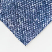 Blauer Hintergrund, Jeans Textur Hintergrund. T Fleecedecke (Ecke)