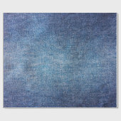 Blauer Hintergrund, Jeans Textur Hintergrund. T Geschenkpapier (Flach)