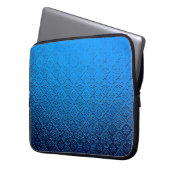 blauer Hintergrund Laptopschutzhülle (Vorderseite Links)