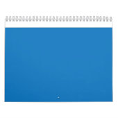 blauer Hintergrund mit schwarz-weißer Uhr Kalender (Titelbild)