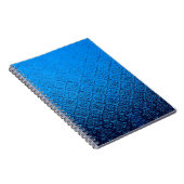 blauer Hintergrund Notizblock (Rechte Seite)