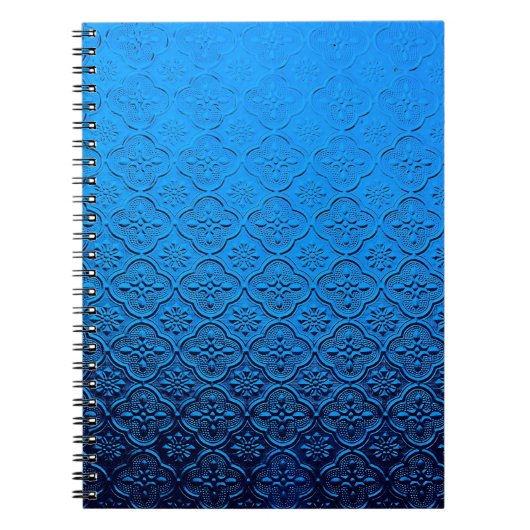 blauer Hintergrund Notizblock (Vorderseite)