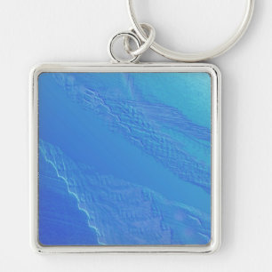 Blauer Hintergrund Schlüsselanhänger