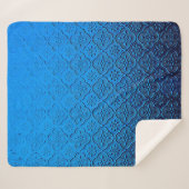 blauer Hintergrund Sherpadecke (Vorderseite (Horizontal))