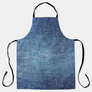 Blauer Hintergrund, Texturhintergrund aus Jeans-De Schürze