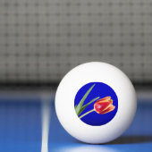 Blauer Hintergrund Tischtennisball (Netto)