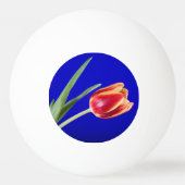 Blauer Hintergrund Tischtennisball (Vorderseite)