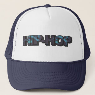 Blauer Hip-Hop-Hut Truckerkappe