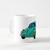 Blauer Hippie-Auto Classic-Mug Kaffeetasse (Vorderseite Links)