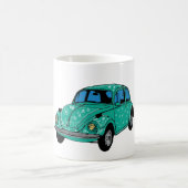 Blauer Hippie-Auto Classic-Mug Kaffeetasse (Mittel)