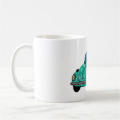 Blauer Hippie-Auto Classic-Mug Kaffeetasse (Links)