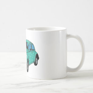 Blauer Hippie-Auto Classic-Mug Kaffeetasse