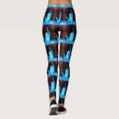 Blauer Hippie Leggings (Rückseite)